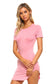 Bubble Gum Short Sleeve Tunic - iBESTEST.com