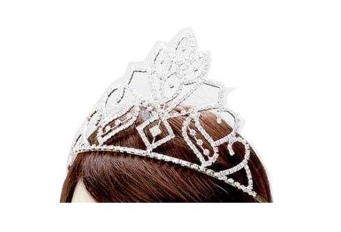 Silver Tower Tiara - iBESTEST.com