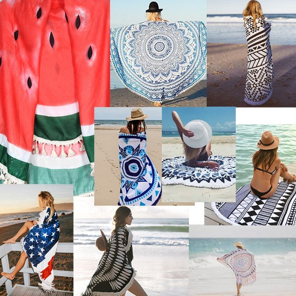 Beach Towel Throw - iBESTEST.com