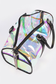 Transparent Hologram Oversized Duffel Bag