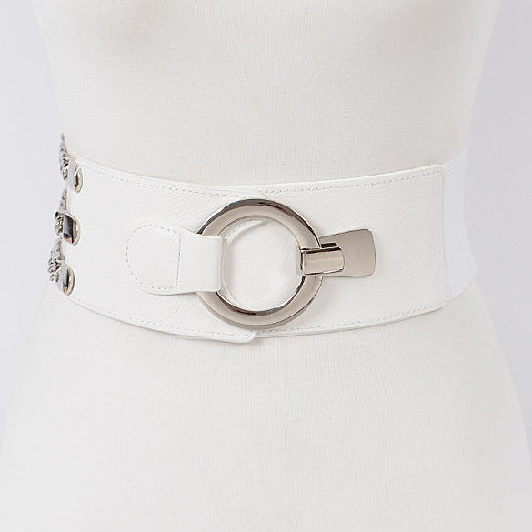 White Chain Belt