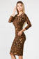 Woman's Animal Print Leopard Dress - iBESTEST.com