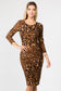 Woman's Animal Print Leopard Dress - iBESTEST.com