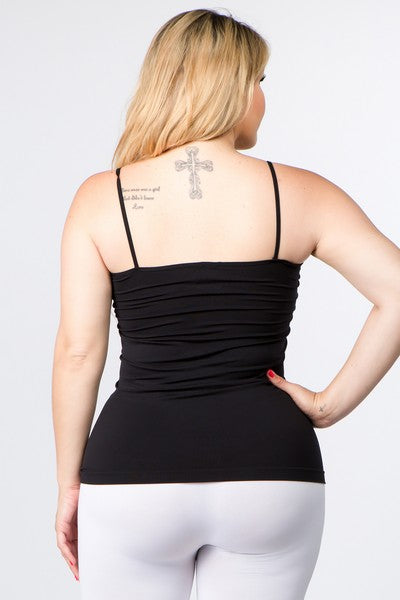 Plus Size Black Cami - iBESTEST.com