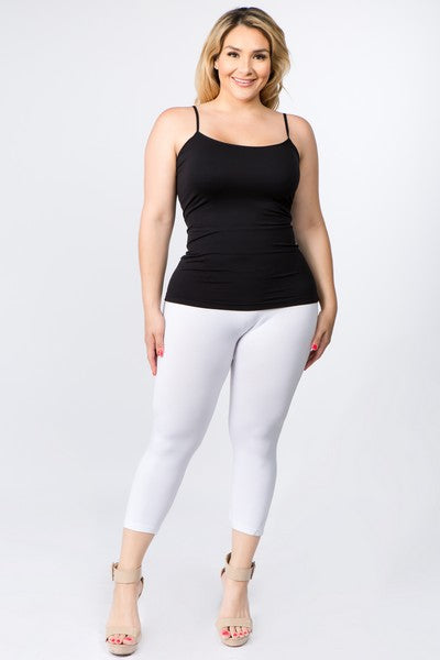 Plus Size Black Cami - iBESTEST.com