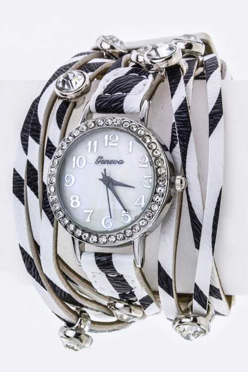 Zebra Wrap Watch - iBESTEST.com