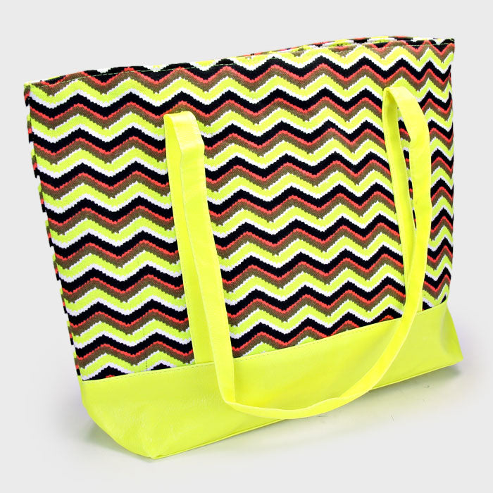 Zig Zag Tote Bag - iBESTEST.com