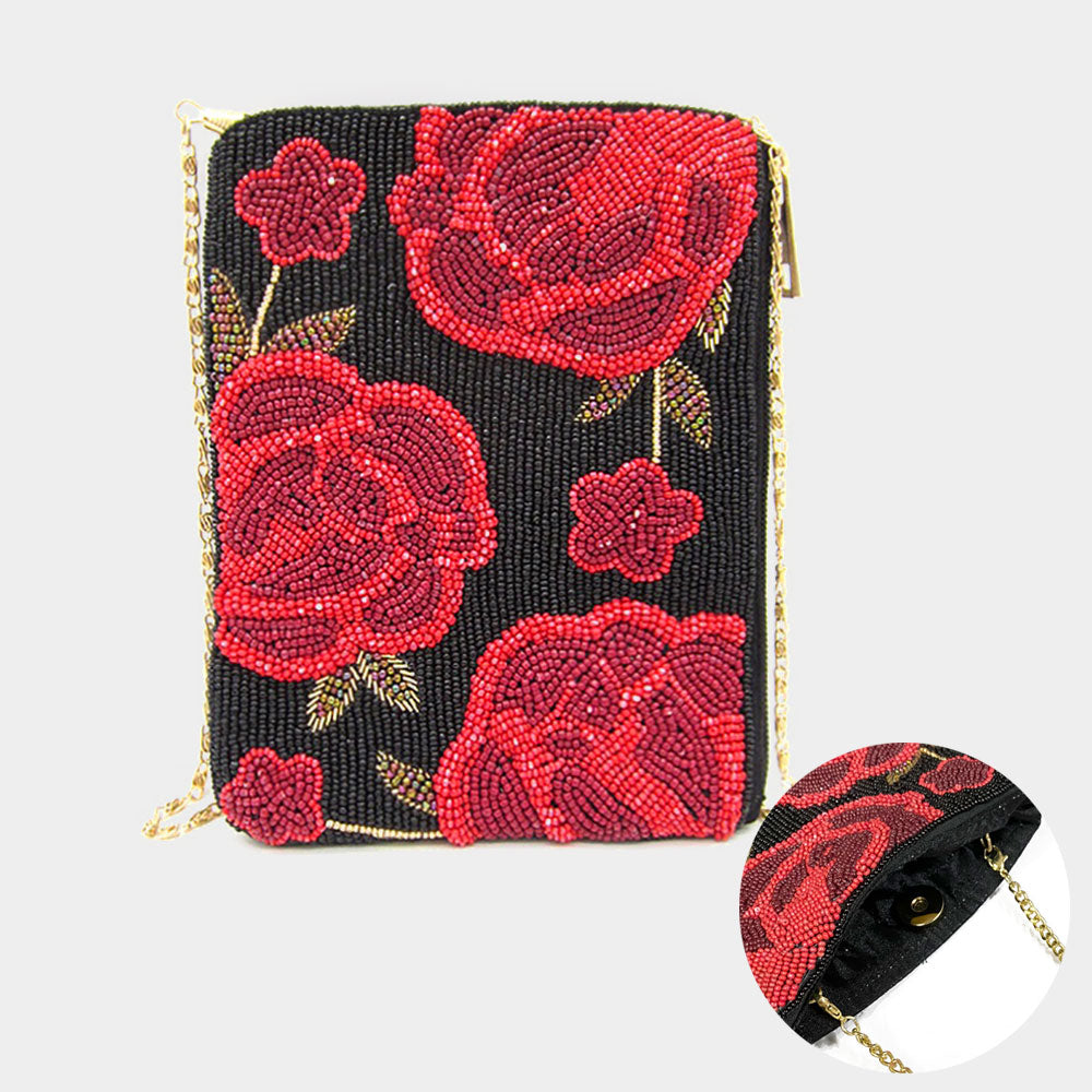 Rose Beads Crossbody (New) - iBESTEST.com