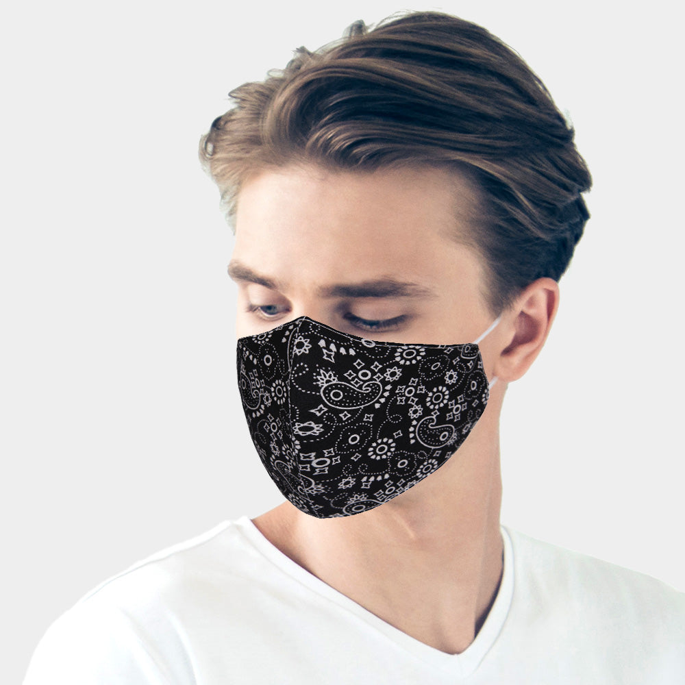 Paisley Cotton Mask - iBESTEST.com