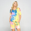Women's Tie-Dye Print Shorts - iBESTEST.com
