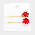Christmas Gift Bow Hair Pin - iBESTEST.com