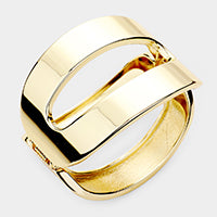 CUT OUT METAL HINGED BRACELET - iBESTEST.com