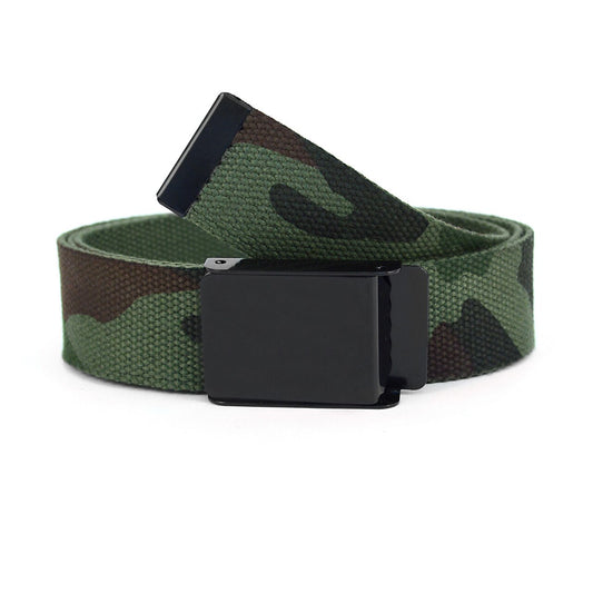 Men's  Camouflage  Military Canvas Belt - iBESTEST.com