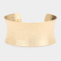 TEXTURED METAL CUFF BRACELET - iBESTEST.com