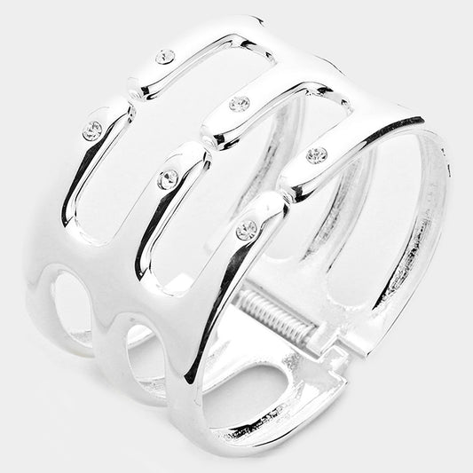 HINGED METAL CAGE BRACELET - iBESTEST.com