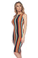 Striped Fashion Dress - iBESTEST.com