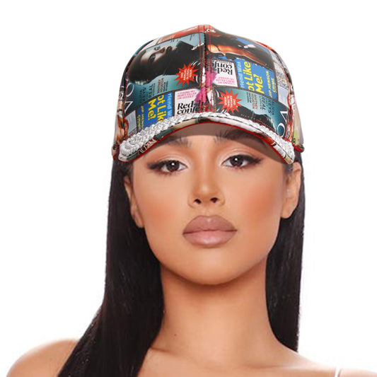 Rhinestone Magazine Cap - iBESTEST.com