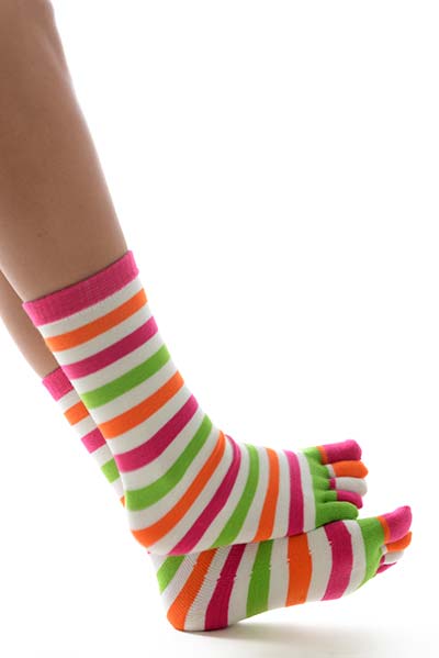 Striped Toe Socks - iBESTEST.com