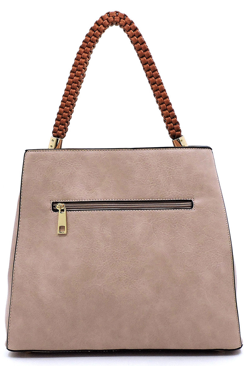 Blue Woven Bag - iBESTEST.com