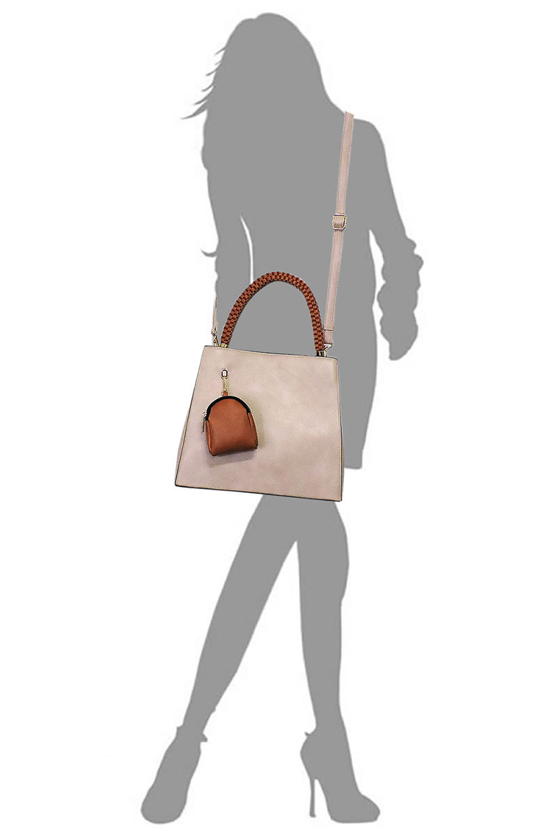 Blue Woven Bag - iBESTEST.com