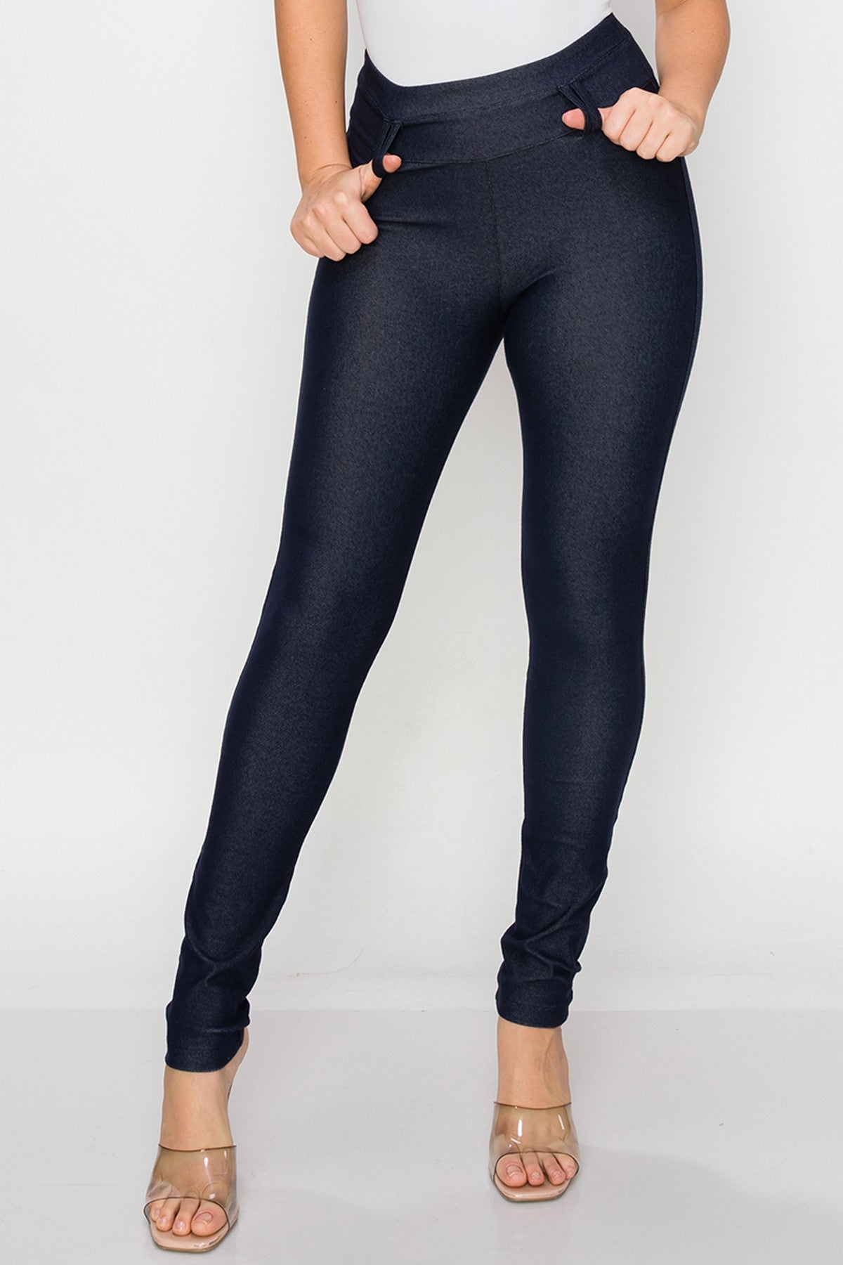 Navy Skinny Jeggings (New) - iBESTEST.com