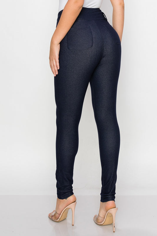 Navy Skinny Jeggings (New) - iBESTEST.com