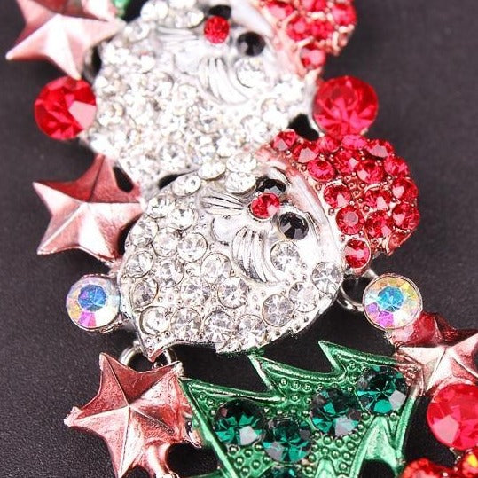 Crystal Santa Necklace - iBESTEST.com