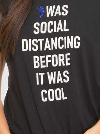 Cool Social Distancing Graphic Tshirt - iBESTEST.com