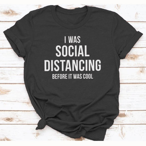 Cool Social Distancing Graphic Tshirt - iBESTEST.com