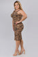 Curvy Tiger Print Dress - iBESTEST.com