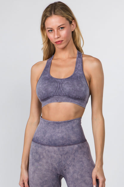 Vintage Wash Sports Bra