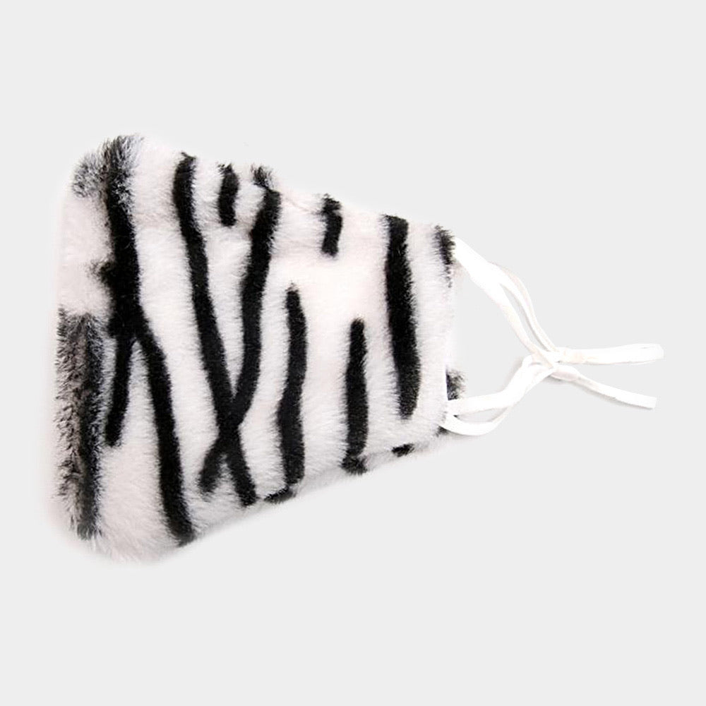 Faux Fur Leopard Mask - iBESTEST.com