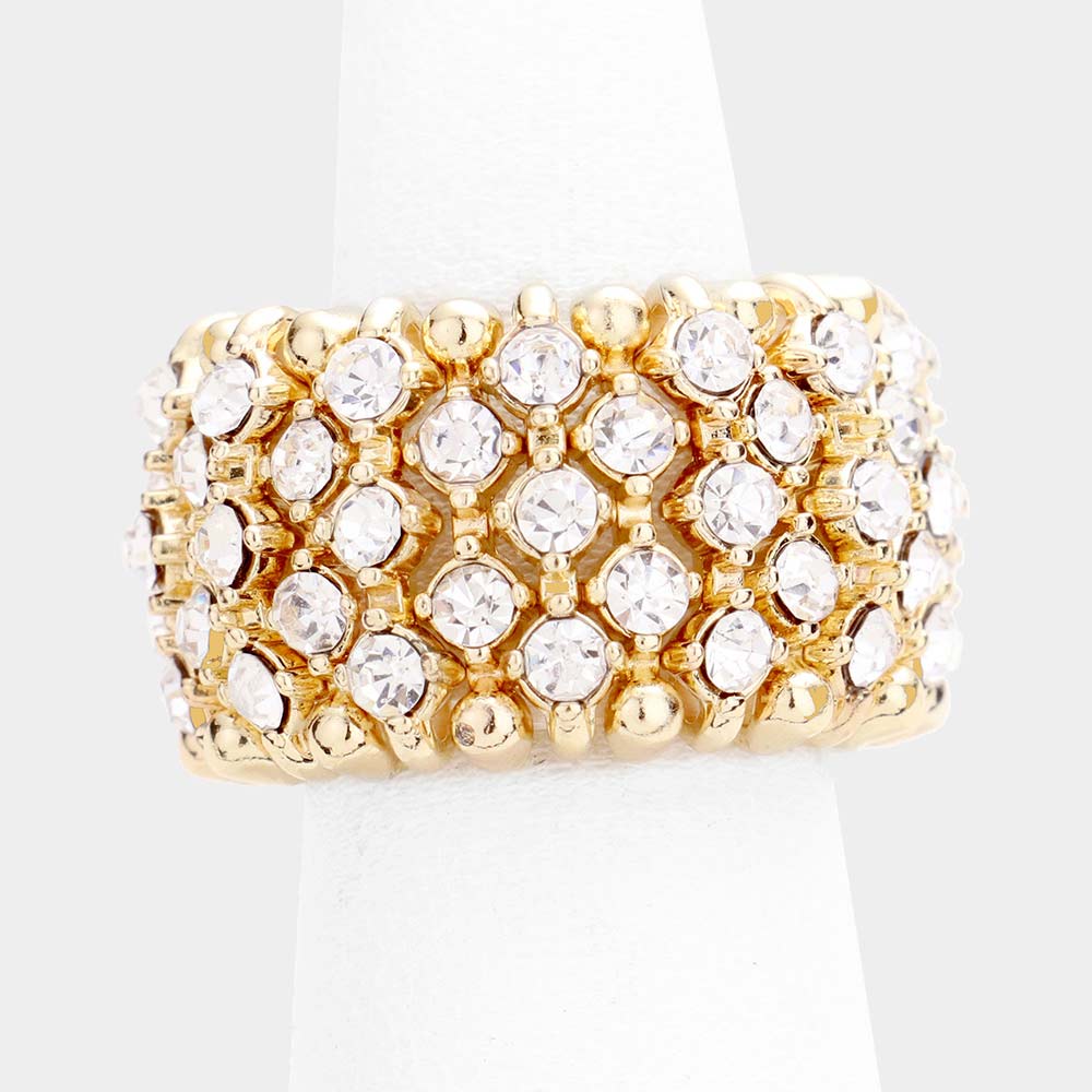 Studded Stretch Ring