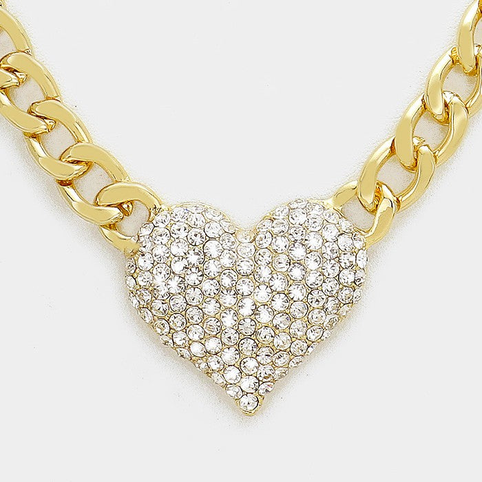 Heart Chunky Necklace