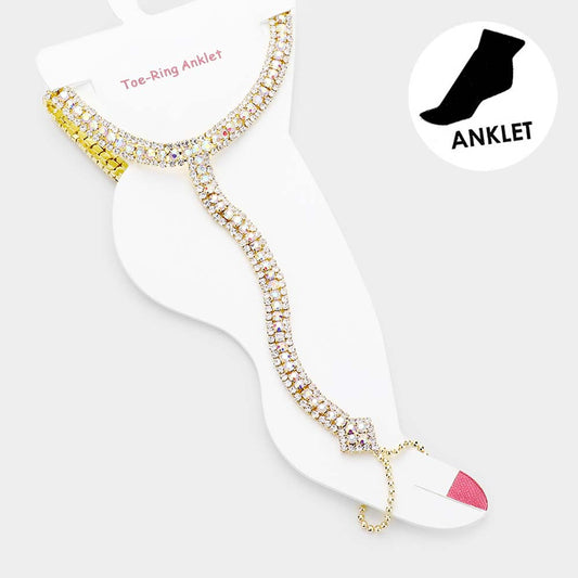 Crystal Evening Anklet - iBESTEST.com
