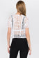Holey Cropped top