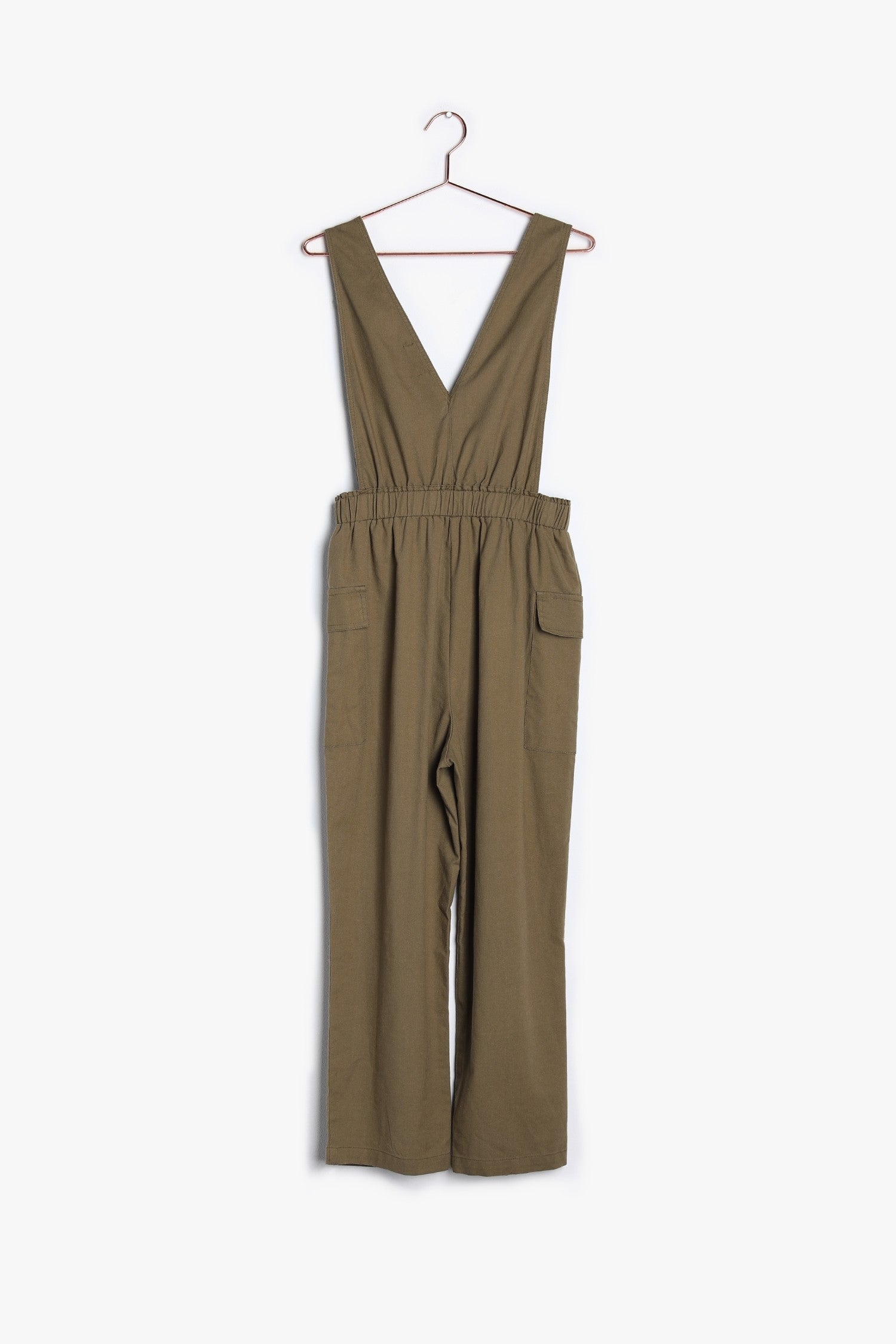 Deep V Jumpsuit
