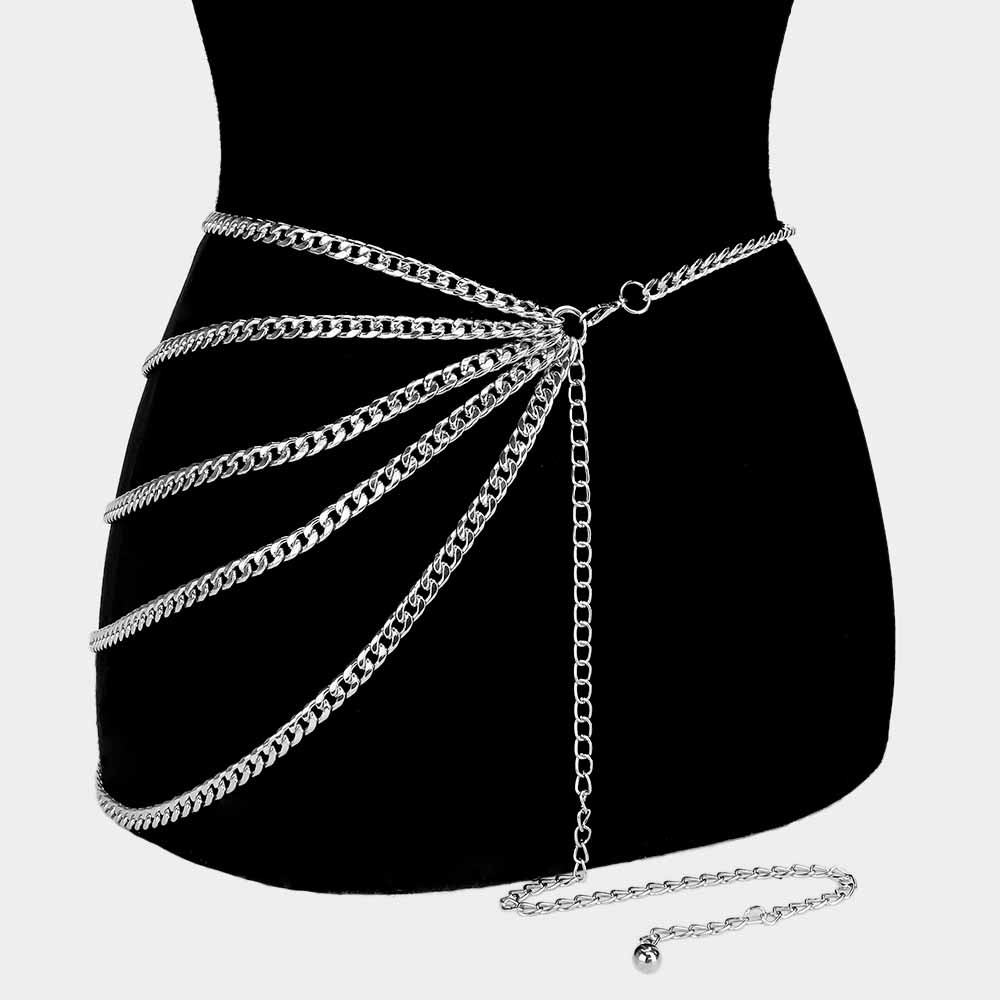 Draped Chain Belt