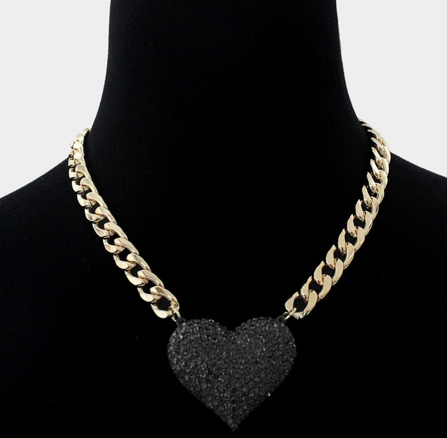 Heart Chunky Necklace