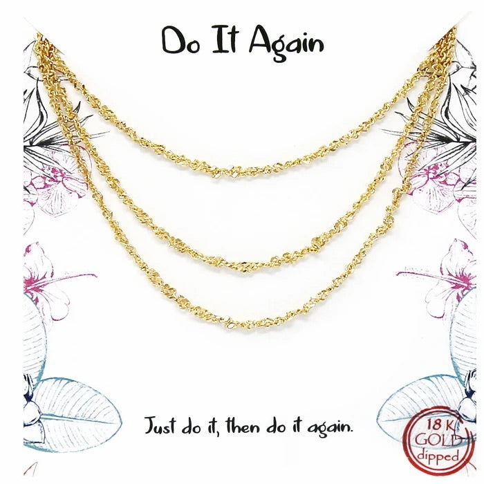 DO IT AGAIN Necklace (New) - iBESTEST.com