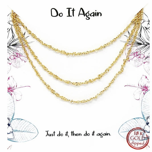 DO IT AGAIN Necklace (New) - iBESTEST.com