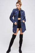 Destroyed Denim Jacket - iBESTEST.com