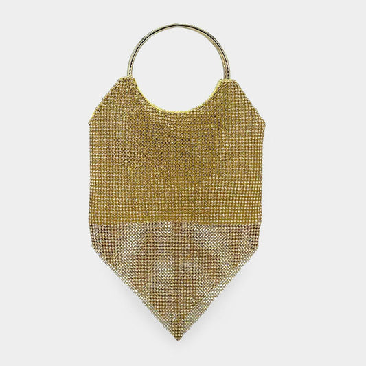 Rhinestone Fringe Bag