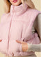 Pink Puffer Vest (New)