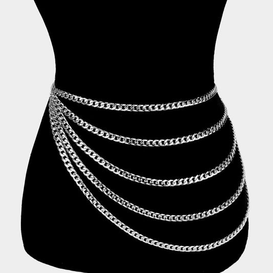 Draped Chain Belt