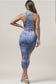 Denim Spray Dress - iBESTEST.com