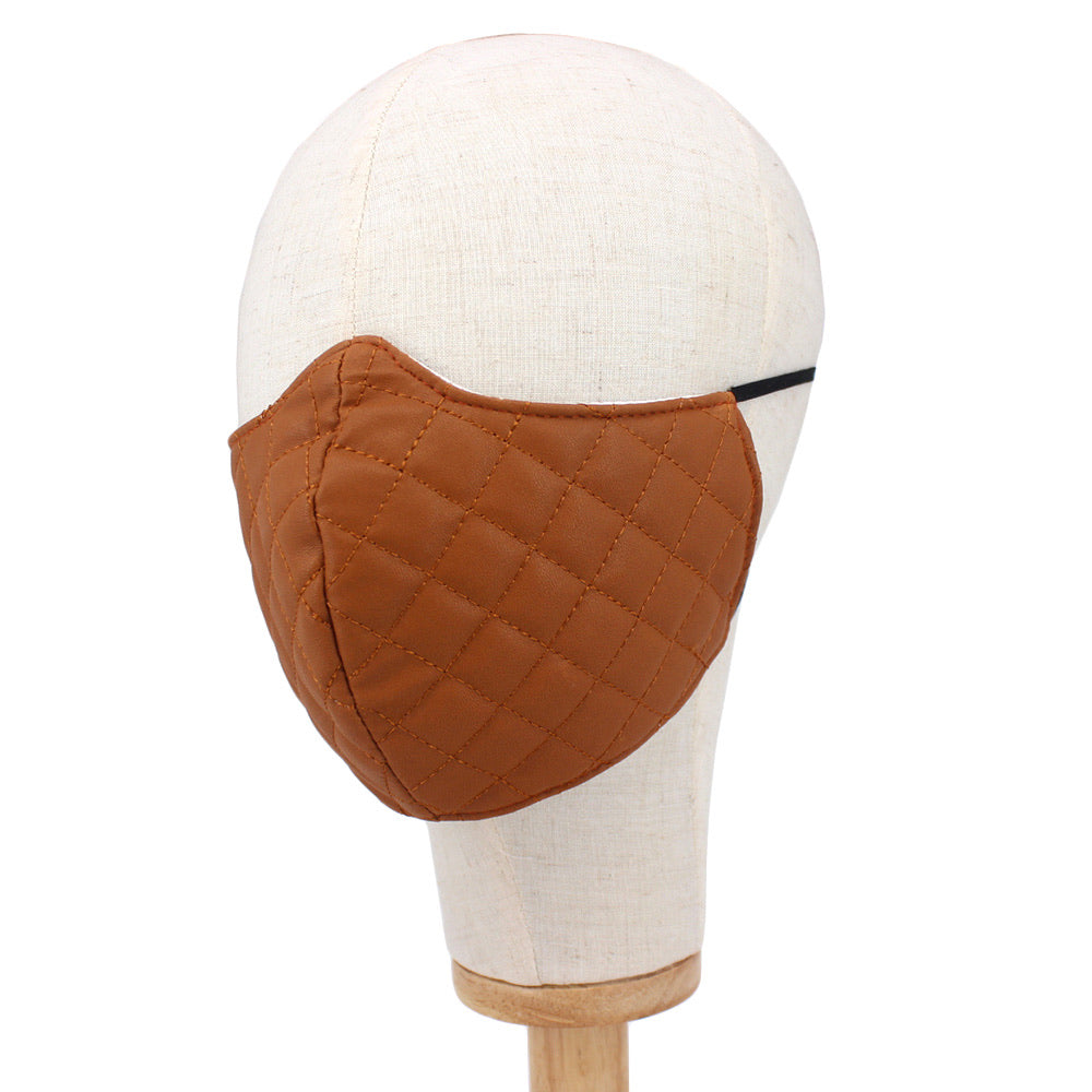Leather Quilted Mask - iBESTEST.com
