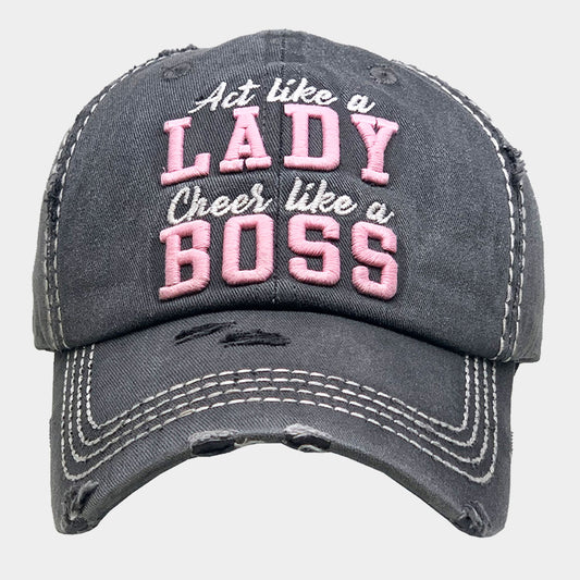 Lady Boss Denim Cap - iBESTEST.com