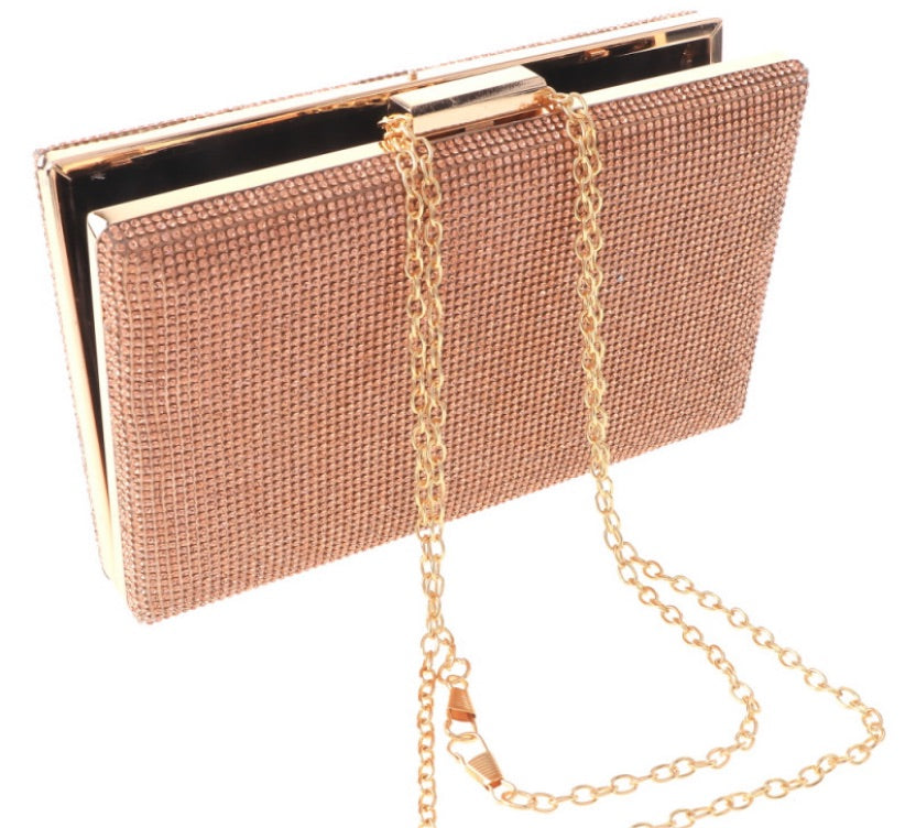 Rhinestone Frame Clutch - iBESTEST.com