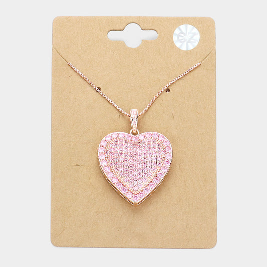 Sparkle Heart Necklace - iBESTEST.com